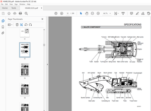 Hyundai HX480S L HX520S L Crawler Excavator Operator’s Manual 2023 – PDF DOWNLOAD