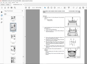 Komatsu WA500-8 Wheel Loader Repair Service Manual VENBM50500 - PDF DOWNLOAD