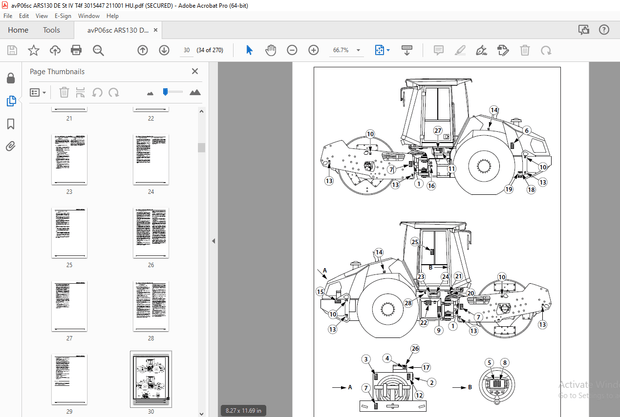 AMMANN ARS 130 VONTATÓ HENGER KEZELÉSI UTASÍTÁS 3015447 PDF