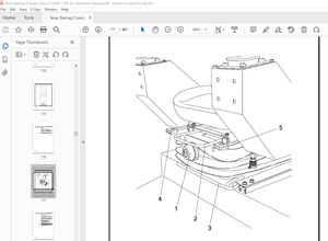 Terex Demag Crawler Crane CC2500-1 500 Ton Operation Manual – PDF DOWNLOAD