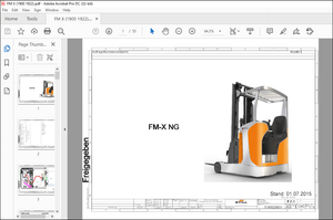 STILL STED FORKLIFT FM-X NG WIRING SCHEMATICMANUAL – PDF DOWNLOAD