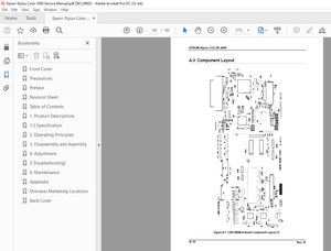 Epson Stylus Color 3000 Service Manual - PDF DOWNLOAD