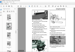 Fella Juras TS 1402 TS 1452 Rotary Rake Operator&#x27;s Manual - PDF DOWNLOAD