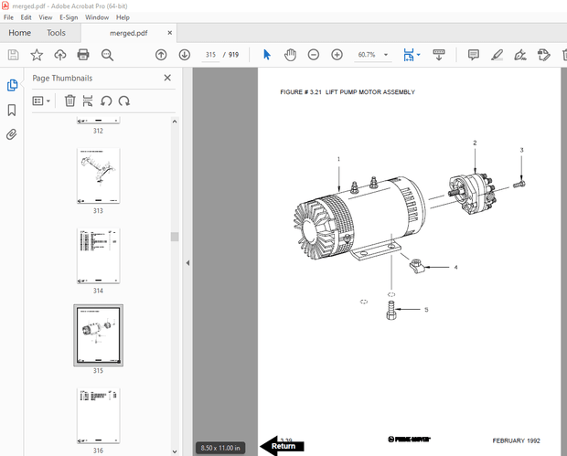 BT Prime Mover RR-34B Reach Truck Parts Manual - PDF DOWNLOAD