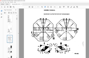 Pottinger Tractor TOP 28 TOP 28 U TOP 33 TOP 33 E TOP 33 N TOP 33 U Spare parts list Manual – PDF 