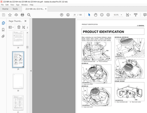 Kubota Zero Turn Mower Z231BR-AU Z231KH-AU 2251 BR-AU 2251 KH-AU Workshop Manual – PDF DOWNLOAD