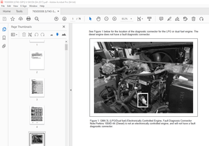 UTILEV 4T-5TS Internal Combustion Counterbalanced Forklift Trucks Service Manual - PDF
