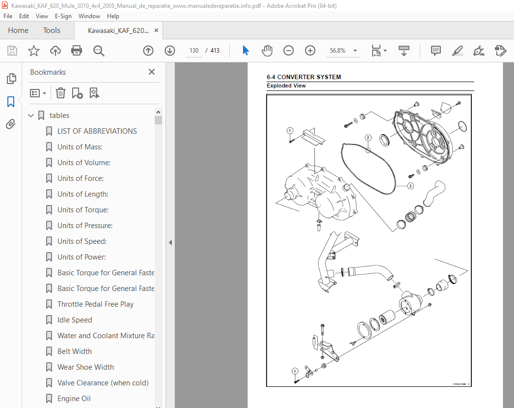 2001 KAWASAKI MULE 3010 SERVICE MANUAL PDF DOWNLOAD visual data 6