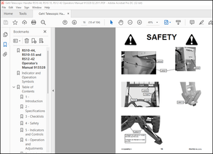 Gehl RS10-44 RS10-55 RS12-42 Telescopic Handlers Operator’s Manual 913328 – PDF DOWNLOAD