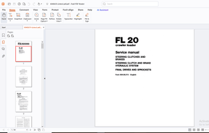 Fiatallis FL 20 Crawler Loader Service Manual - PDF DOWNLOAD