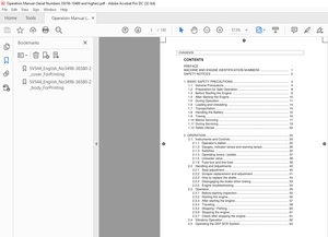 Sakai SV544 Series SV544D SV544DF SV544T SV544TF SV544TB SV544FB Operator Manual - PDF 