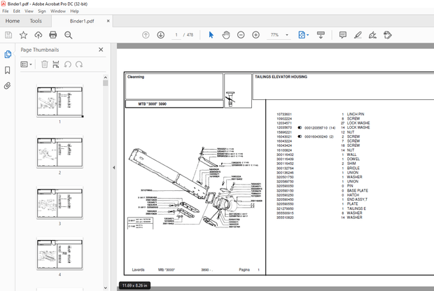 Laverda 3890 Agricultural Tractor Parts Manual – PDF DOWNLOAD