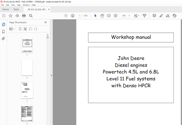 John Deere 40, 4000 AND 4000S WINCHES Parts Manual - PDF DOWNLOAD
