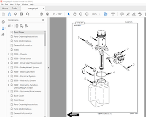 BT Prime-Mover WSX22 WSX30 WSX40 Electric Straddle Stacker Truck Parts Manual - PDF DOWNLOAD 