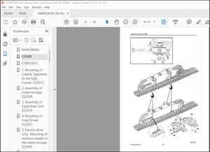 Komatsu Hydraulic Mining Shovel PC8000 Field Assembly Instruction Manual – PDF DOWNLOAD