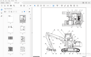Daewoo Excavator Solar 300LL Shop Manual 023-00079E – PDF 