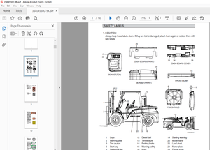 Hyundai Forklift 35/40/45/50D-9K Operator’s Manual 2023 – PDF DOWNLOAD