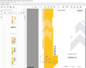 Haulotte Forklift STAR 6 C Operator’s Manual – PDF DOWNLOAD