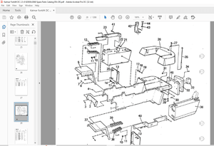 Kalmar Forklift DC 2.5-8 Parts Catalog Manual EN+DE – PDF DOWNLOAD