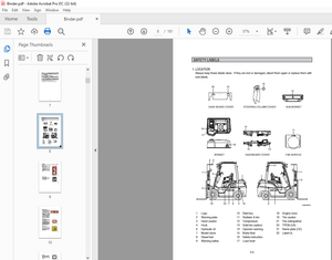 Hyundai 15D-9S 18D-9S 20D-9S Forklift Operator’s Manual 2023 – PDF DOWNLOAD