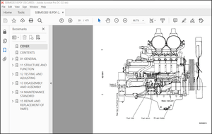Komatsu 12V140-1 Series Diesel Engine Shop Manual SEBM028318 – PDF DOWNLOAD