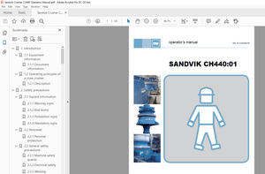 Sandvik Mining CH440 Operators Manual – PDF DOWNLOAD