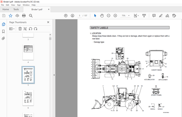 Hyundai HL760-7B Wheel Loader Operator’s Manual – PDF DOWNLOAD
