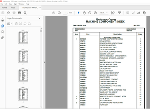 Manitowoc Crane 999 Parts Manual 9991370 – PDF DOWNLOAD