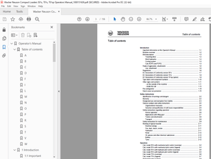 Wacker Neuson Compact Loaders 501s, 701s, 701sp Operators Manual_1000151639 – PDF DOWNLOAD