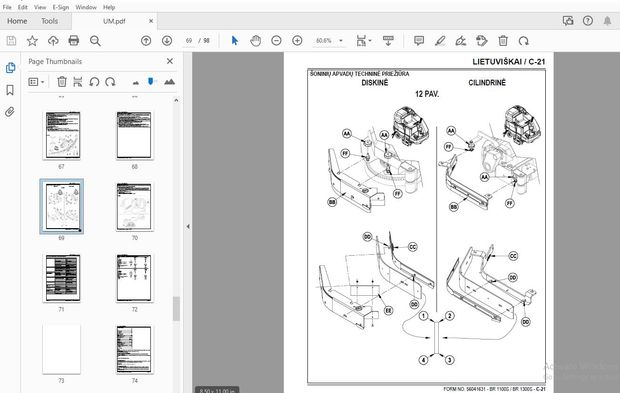 Nilfisk BR 1100S, BR 1300S Kasutusjuhend 56041631 - PDF DOWNLOAD