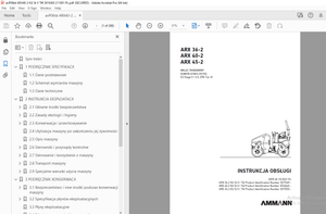 AMMANN ARX 36-2 ARX 40-2 ARX 45-2 INSTRUKCJA OBSŁUGI PDF