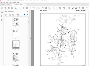 Yale Forklift H877 (GDP130EC, GDP140EC, GDP160EC Europe) Service Manual – PDF DOWNLOAD