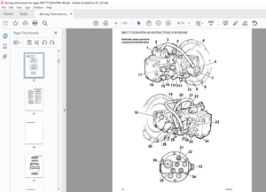 Bomag BW177 D, DH, PDH-40 Single Drum Roller Instructions For Repair Manual – PDF DOWNLOAD