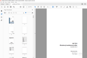 Ammann AV 70 X Kloubový tandemový válec Dílenská prírucka 4062010 - PDF