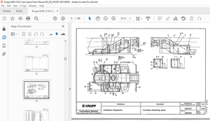 KRUPP KMK 5100 Truck Crane Parts Manual EN_DE_FR – PDF DOWNLOAD