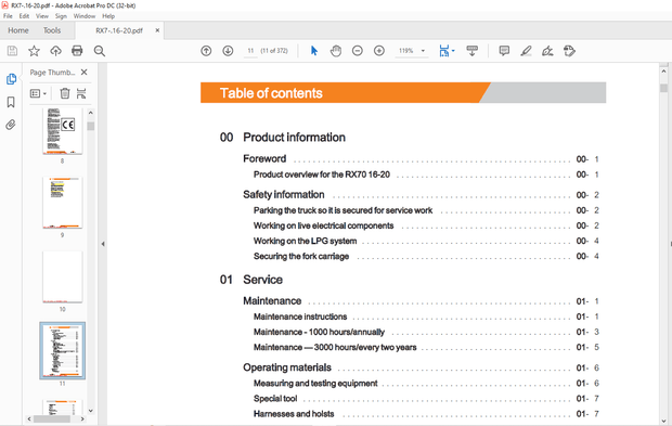 STILL STED Diesel LPG forklift trucks RX70-16 RX70-18 RX70-20 workshop Manual – PDF DOWNLOAD