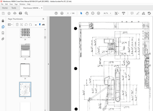 Manitowoc Traditional Crane M80W Parts Manual SN 801004 - PDF DOWNLOAD