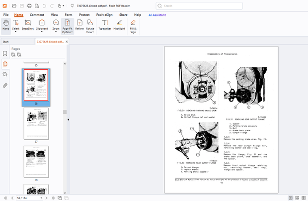 Fiatallis FR20 Wheel Loader(Transmission) Service Manual - PDF DOWNLOAD