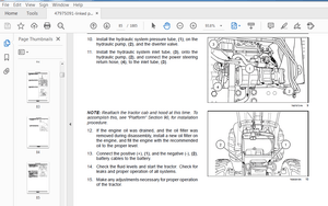 New Holland Boomer 40D CVT, 45D CVT, 50D CVT Tier 3 Compact Tractor Service Manual (47975091)