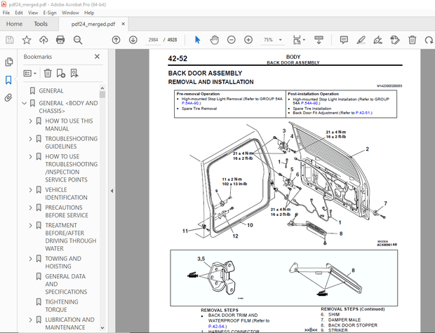 Mitsubishi 2004 Montero Service Manual (Vol 1 – Vol 5) – PDF DOWNLOAD