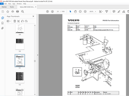 Volvo BM 5350 Articulated Hauler Shop Manual - PDF DOWNLOAD