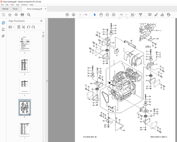 Sakai Vibrating Roller SW654 SW654ND SW654RD SW654B Parts Manual – PDF DOWNLOAD