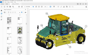 AMMANN ART 280 RODILLO DE NEUMÁTICOS MANUAL DE INSTRUCCIONES 3004994 - PDF