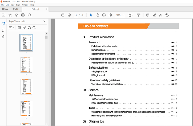 Still FXH 20N FXH 25N Pallet Truck with Driver seated Workshop Manual – PDF DOWNLOAD