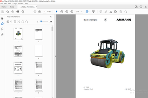Ammann AV 130 X Cummins Tier 3 Mode d´emploi PDF