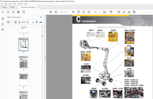 Haulotte Forklift HA16RTJ – HA16RTJ O – HA16RTJ PRO Maintenance Manual –  PDF DOWNLOAD