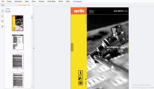 2002 Aprilia Atlantic 500 Workshop Manual - PDF DOWNLOAD