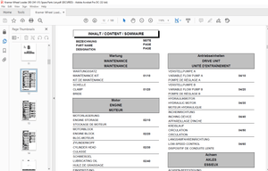 KRAMER Allred Wheel loader 280 Spare Parts List Manual – PDF DOWNLOAD