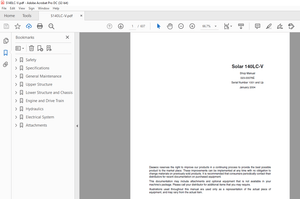 Daewoo Solar 140LC-V Shop Manual 023-00076E – PDF DOWNLOAD