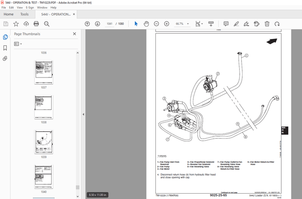John Deere 544J Loader Operation &amp; Test Technical Manual S.N. 611800 - PDF DOWNLOAD